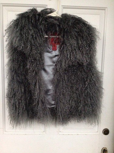 Gilet pelliccia grigio - gilet,