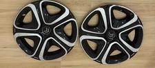 coppia di 2 platto copricerchio Coprimozzo Citroen C3, C4 originale 16 pollici