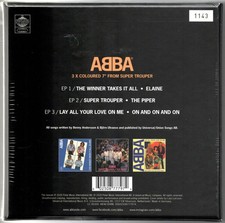 ABBA SUPER TROUPER SINGLES BOX