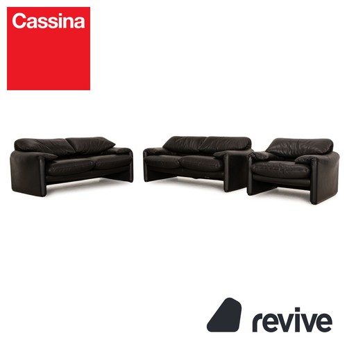 Cassina maralunga leather sofa - maralunga,