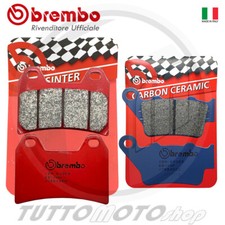 PASTIGLIE BREMBO APRILIA PEGASO STRADA 650 2005 2006 2007 2008 KIT ANT+POST.