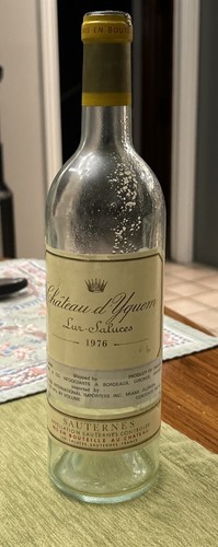 Bottiglia chateau yquem lur - chateau,