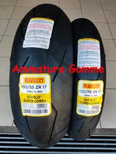 COPPIA 120/70 17 190/55 17 DOT/ANNO 2025! +OMAGGIO PIRELLI DIABLO SUPERCORSA BSB