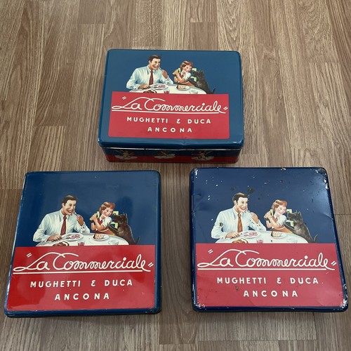 Scatole antica latta la - antica, di