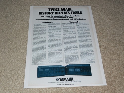 Pubblicità yamaha 1975 - pubblicità,