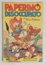 ALBO D'ORO DISNEY "Paperino disoccupato" n.174  Ed. Mondadori 1949 !!