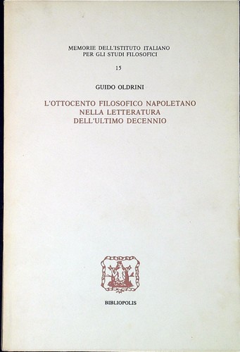 Ottocento filosofico - l',