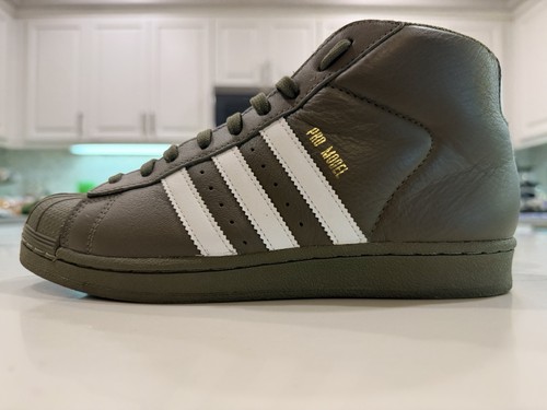Adidas pro model bianco - model, oliva