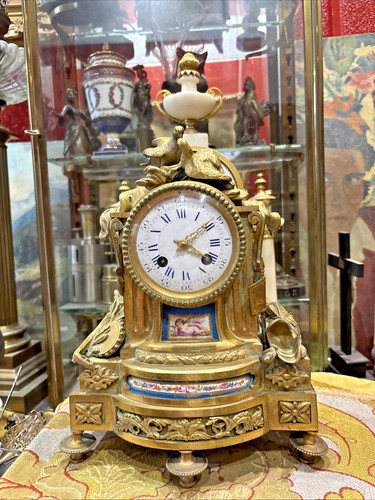 Ancienne pendule bronze - pendule, en