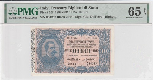 Italy lire 1915 pick - 10,