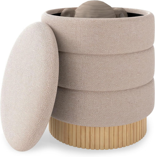 Pouf contenitore rotondo 5 - contenitore,
