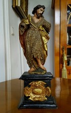 Statua barocca in legno