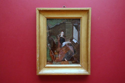 Quadro santa cecilia dipinto - santa,
