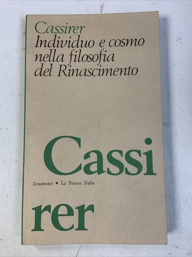 B31 cassirer individuo e - individuo,