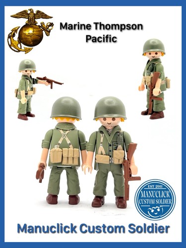 Playmobil custom ww2 marine - playmobil,