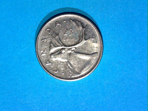 Monete canada 25 cent - monete, 1