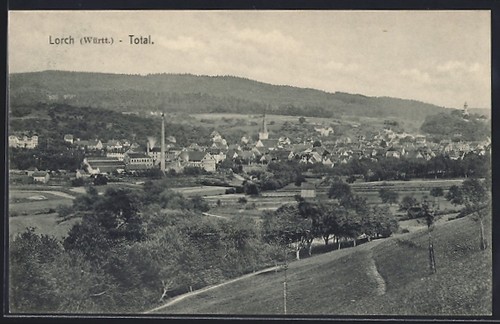 Cartolina lorch württ vista - cartolina, lorch/württ.,