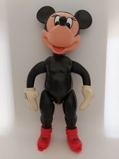 Bambola Pupazzo Minnie Pattinatrice Disney Cm 40 T-45797 Vintage Non Funzionante