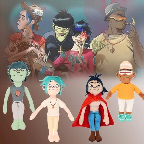 Peluche pupazzi gorillaz - pupazzi,