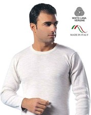 Maglia uomo manica lunga misto