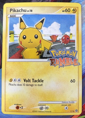 Pikachu pokémon rumble 16 - pikachu,