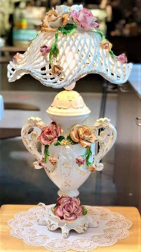 Lampada tavolo capodimonte - da,