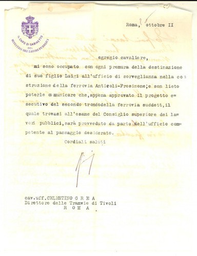 1924 roma ministero lavori - 1924,
