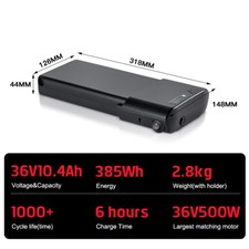 Batteria e-bike 36 V 10,4 Ah