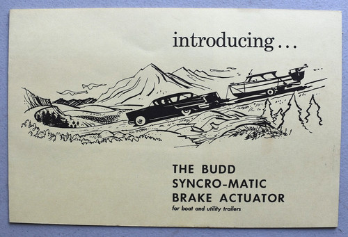 1960 budd syncro matic - budd, syncro-matic