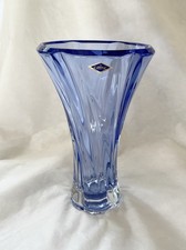 Vaso 12" Cristallo Vetro Blu