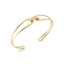Braccialetto bangle placcato - braccialetto,