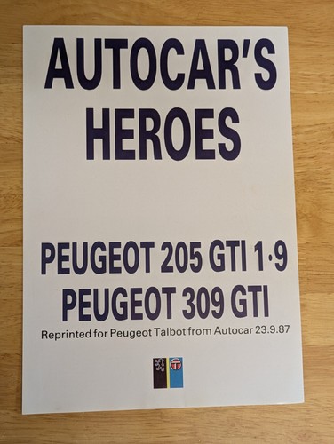 Peugeot 205 gti 309 - gti,