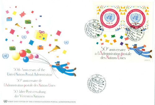United nations geneva 2001 fdc - united,