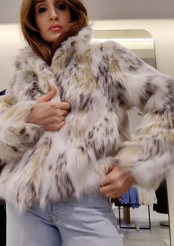 Cappotto giacca pelliccia