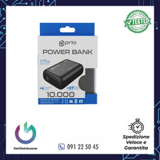 Powerbank prio 10000 - mah, nero