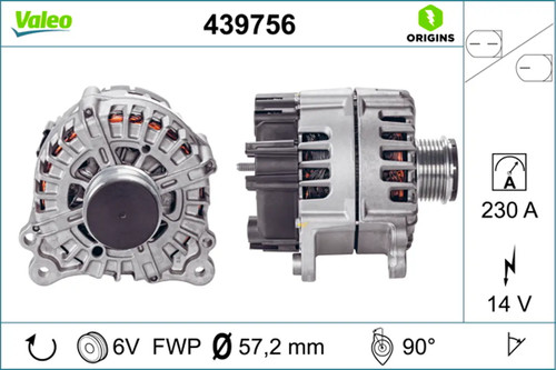 Alternatore valeo 230a - 230a,