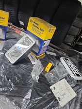 FENDINEBBIA SINGOLO HELLA COMET 550 NUOVO ORIGINALE COMPLETO 195mm x 96mm 