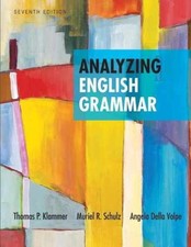 Analyzing English Grammar -