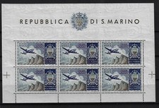 1954 San Marino Aereo e stemma