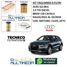 KIT TAGLIANDO 4 FILTRI AUDI Q3