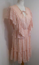 Abito nuovo con etichette Kate Spade By The Pool US 4 UK 8 10 NUOVO in chiffon ricamato a strati