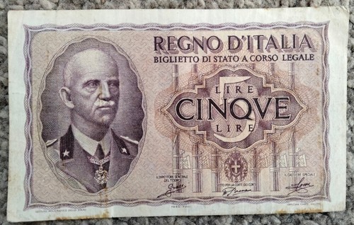 Italia lire 1940 28a vf - 5,