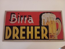 Targa vintage in latta birra