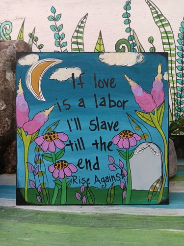 Quadro lirico rise against - quadro,