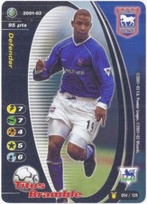 Card Football Champions Base Premier League England Calciomercato 2001-02 2002