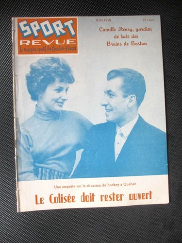 June 1958 sport revue hockey - sport,