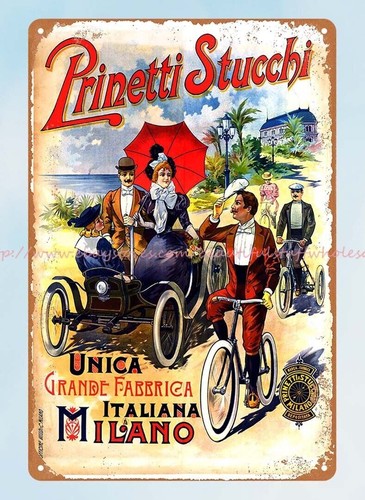 Insegna latta metallo - , prinetti