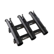Porta Canna da Pesca Barca 3 Tubi Barca Marine Mount Rack per Yacht Kayak Plastica