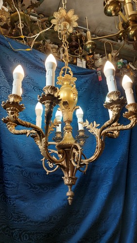 Antico lampadario luci - antico, 9