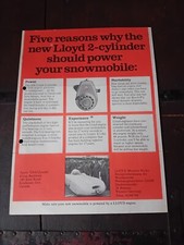 LLOYD MOTOREN 2 CILINDRI SNOWMOBILE ENGINE MOTORE MOTOSLITTA 